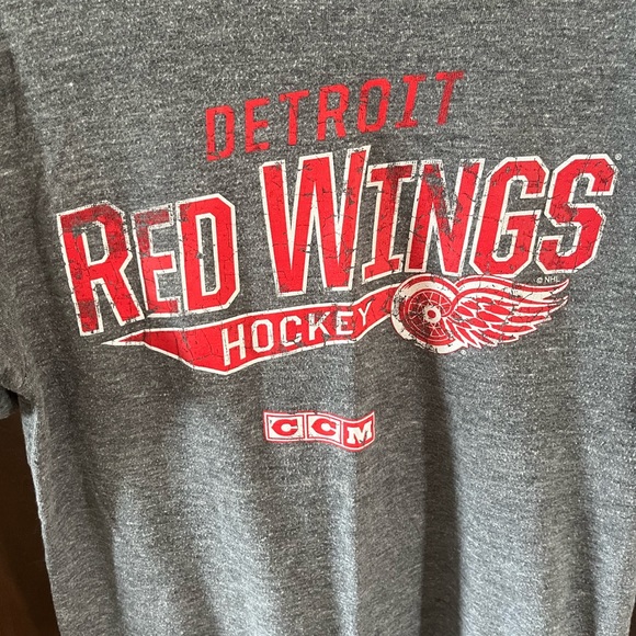 3 for $30. Men’s Detroit Red Wings t-shirt - Picture 2 of 4